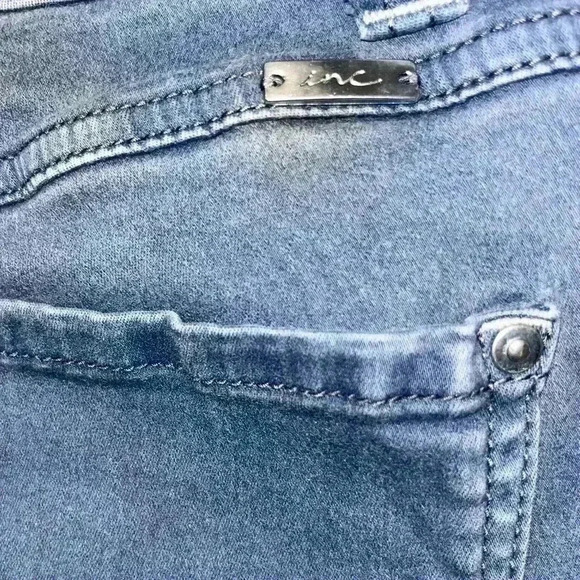 INC. International Concepts Skinny Jean cropped ankle blue wash - Picture 4 of 6